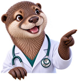 Nutria señalando